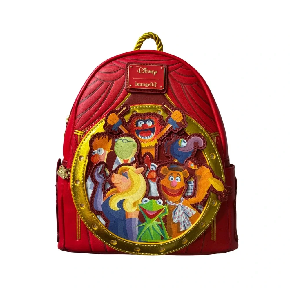 Loungefly Disney The Muppets Group Cameo Light Up Mini Backpack Stage Show New